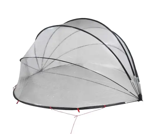 Baseina Kupols Caurspīdīgs 546 X 516 X 250 Cm Pvc Vidaxl