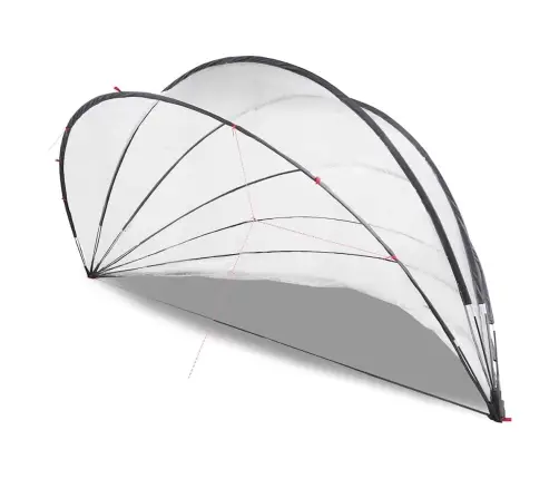 Baseina Kupols Caurspīdīgs 592 X 590 X 275 Cm Pvc Vidaxl