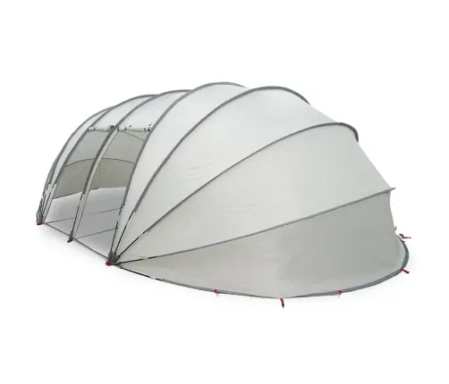 Baseina Telts Kupola Pelēka 538 X 440 X 204 Cm Vidaxl