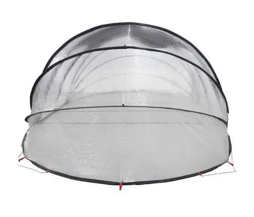 Baseina Telts Kupola Caurspīdīgs 538 X 440 X 204 Cm Pvc Vidaxl