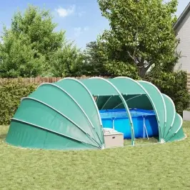 Baseina Telts Kupola Zaļa 640 X 432 X 205 Cm Vidaxl Baseina Telts Kupola Zaļa 640 X 432 X 205 Cm Vidaxl