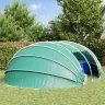 Baseina Telts Kupola Zaļa 640 X 432 X 205 Cm Vidaxl