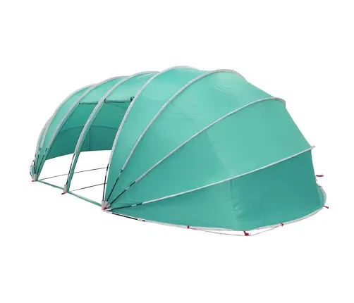 Baseina Telts Kupola Zaļa 640 X 432 X 205 Cm Vidaxl