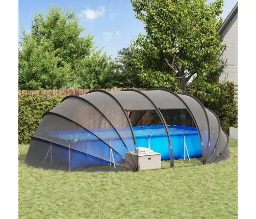 Baseina Telts Kupola Caurspīdīgs 640 X 432 X 205 Cm Vidaxl