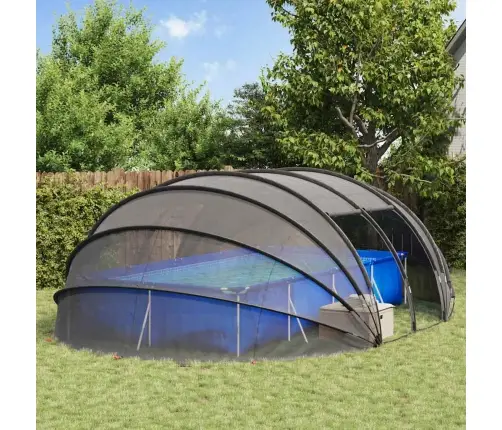 Baseina Telts Kupola Caurspīdīgs 640 X 432 X 205 Cm Vidaxl