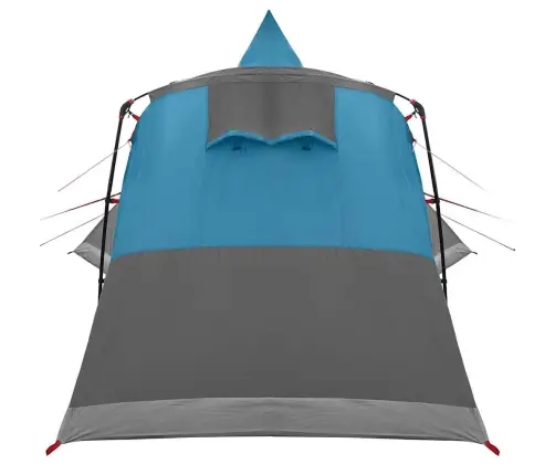 Teepee Palapinė Su Stogu Su Saugykla Mėlyna 720 X 465 X 295 Cm