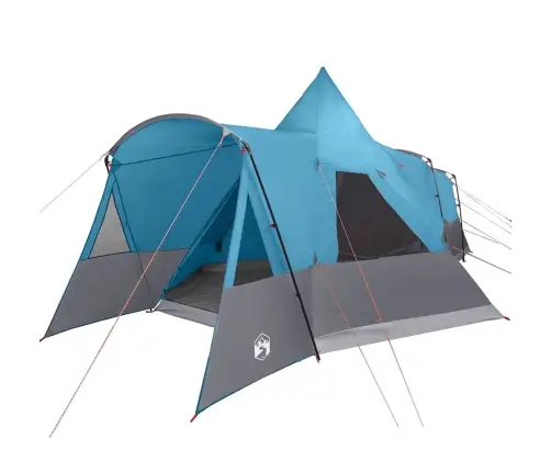 Teepee Palapinė Su Stogu Su Saugykla Mėlyna 720 X 465 X 295 Cm