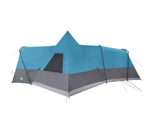 Teepee Palapinė Su Stogu Su Saugykla Mėlyna 720 X 465 X 295 Cm
