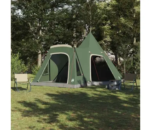 Teepee Telk Katusega Ladustamisega Roheline 545 X 450 X 295 Cm