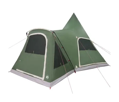 Teepee Telk Katusega Ladustamisega Roheline 545 X 450 X 295 Cm