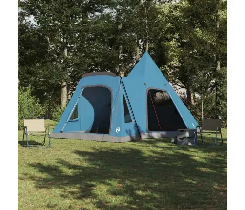 Teepee Palapinė Su Stogu Su Saugykla Mėlyna 545 X 450 X 295 Cm