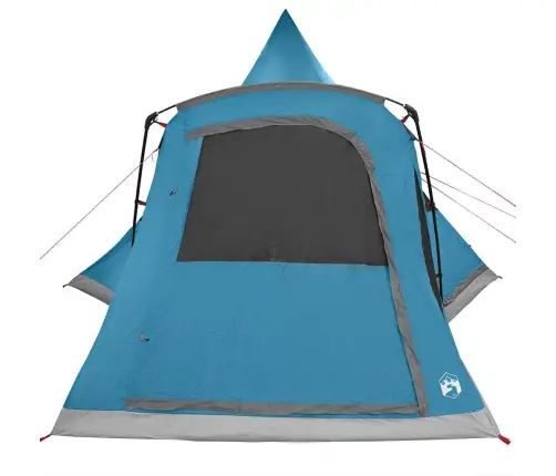 Teepee Palapinė Su Stogu Su Saugykla Mėlyna 545 X 450 X 295 Cm