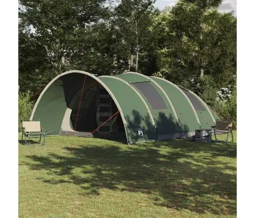 Tuneļveida Telts Ar Jumtu Zaļa 710 X 460 X 245 Cm Vidaxl