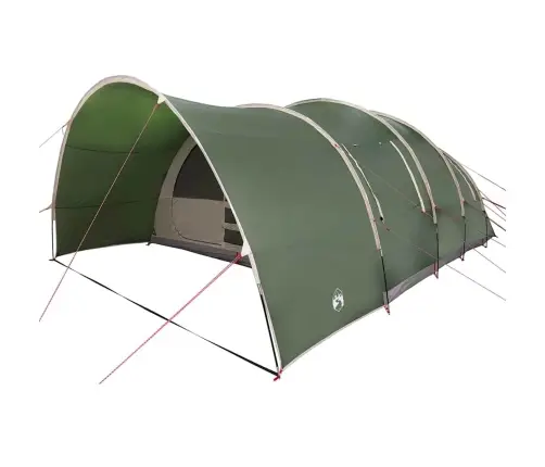 Tuneļveida Telts Ar Jumtu Zaļa 710 X 460 X 245 Cm Vidaxl