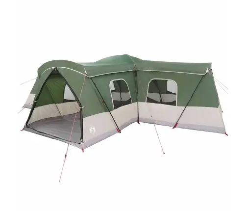 Telts Zaļa 680 X 510 X 210 Cm 185T Poliesters Ar Pu Pārklājumu Vidaxl