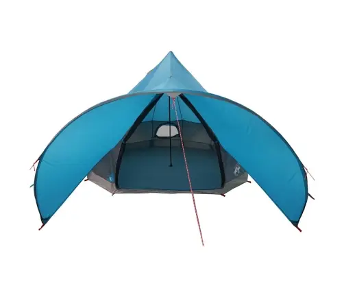 Tīpis Telts Ar Jumtu Zila Un Pelēka 600 X 600 X 347 Cm Vidaxl