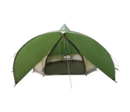 Teepee Telk Katusega Roheline Ja Hall 600 X 600 X 347 Cm