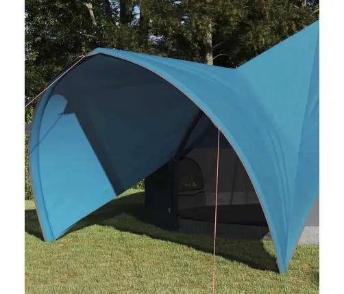 Teepee Telk Katusega Õhuavaga Sinine Ja Hall 600 X 600 X 347 Cm