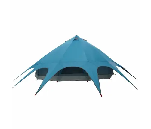 Teepee Telk Katusega Õhuavaga Sinine Ja Hall 600 X 600 X 347 Cm