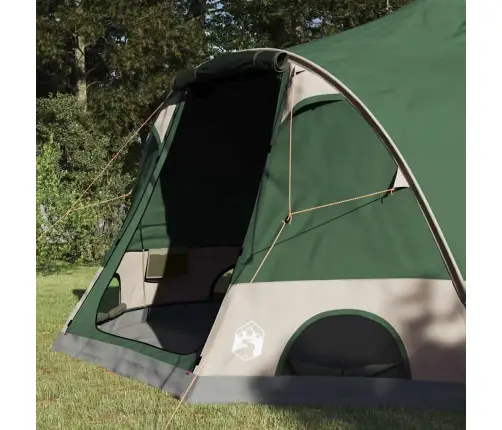 Kupola Telts Ar Jumtu Ar Uzglabāšanu Zaļa 505 X 450 X 248 Cm Vidaxl