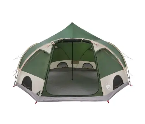 Kupola Telts Ar Jumtu Ar Uzglabāšanu Zaļa 505 X 450 X 248 Cm Vidaxl