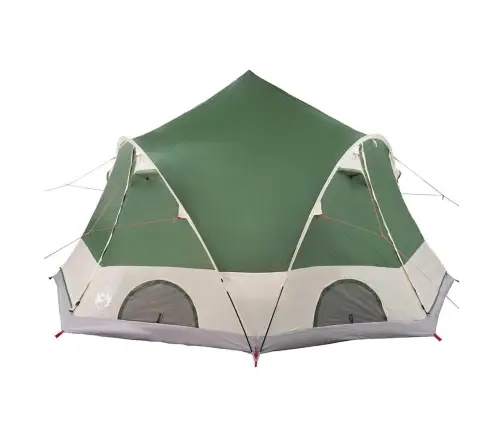 Kupola Telts Ar Jumtu Ar Uzglabāšanu Zaļa 505 X 450 X 248 Cm Vidaxl