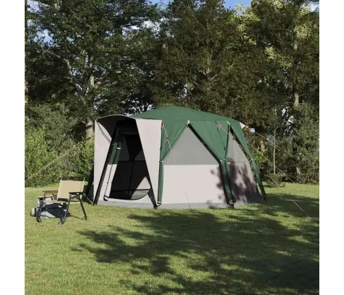 Kabriolet Telts Ar Jumtu Ar Uzglabāšanu Zaļa 425 X 396 X 222 Cm Vidaxl