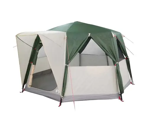 Kabriolet Telts Ar Jumtu Ar Uzglabāšanu Zaļa 425 X 396 X 222 Cm Vidaxl