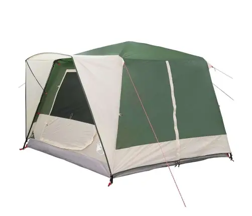 Kabanas Palapinė Su Stogu Su Saugykla Žalia 400 X 350 X 212 Cm