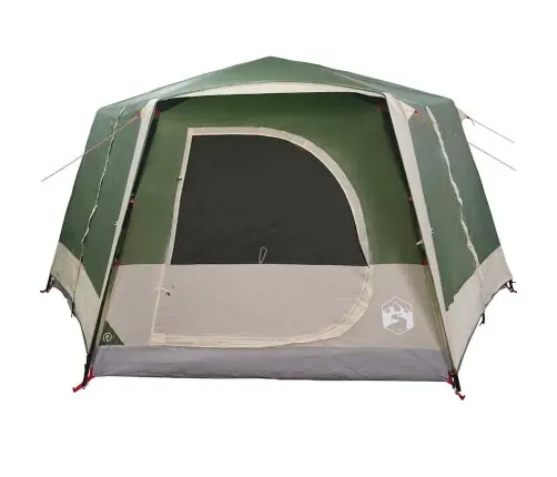 Kabanas Palapinė Su Stogu Su Saugykla Žalia 400 X 350 X 212 Cm