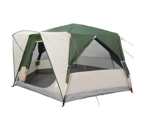Kabanas Palapinė Su Stogu Su Saugykla Žalia 400 X 350 X 212 Cm