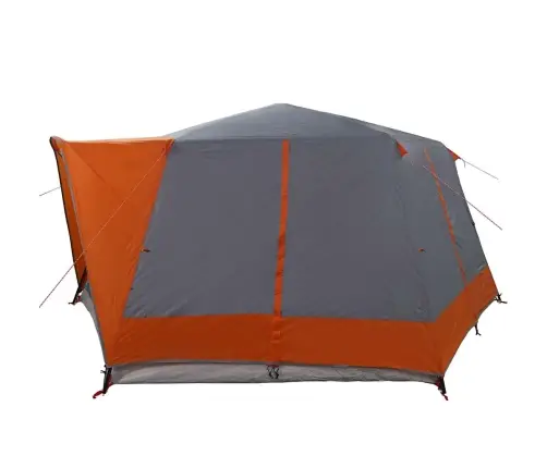 Kabriolet Telts Ar Jumtu Pelēka Un Oranža 400 X 350 X 212 Cm Vidaxl