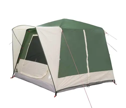 Kabanas Palapinė Su Stogu Žalia Ir Balta 333 X 317 X 194 Cm