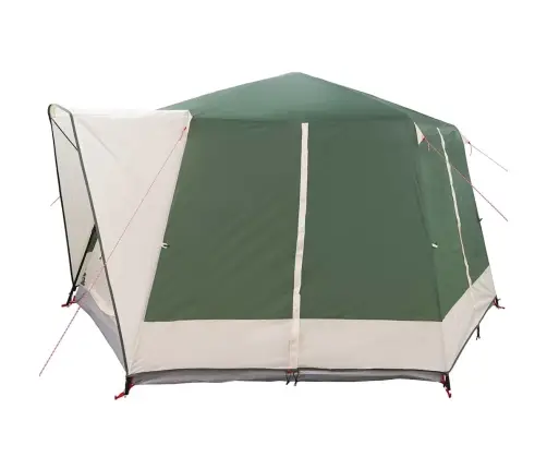 Kabanas Palapinė Su Stogu Žalia Ir Balta 333 X 317 X 194 Cm