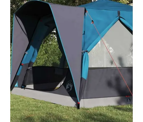 Kabriolet Telts Ar Jumtu Zila Un Pelēka 333 X 317 X 194 Cm Vidaxl