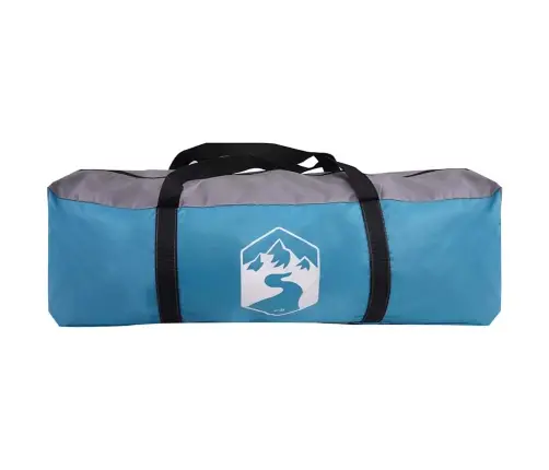 Kabriolet Telts Ar Jumtu Zila Un Pelēka 320 X 320 X 203 Cm Vidaxl