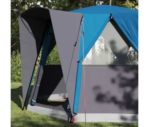 Kabriolet Telts Ar Jumtu Zila Un Pelēka 320 X 320 X 203 Cm Vidaxl