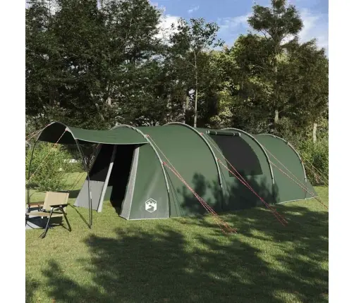 Tunnelitelk Katusega Roheline Ja Valge 740 X 370 X 220 Cm