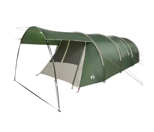 Tunnelitelk Katusega Roheline Ja Valge 740 X 370 X 220 Cm