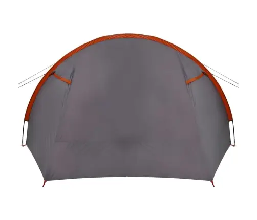 Tuneļveida Telts Ar Jumtu Pelēka Un Oranža 778 X 356 X 210 Cm Vidaxl