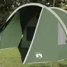 Tuneļveida Telts Ar Jumtu Zaļš Un Balts 778 X 356 X 210 Cm Vidaxl