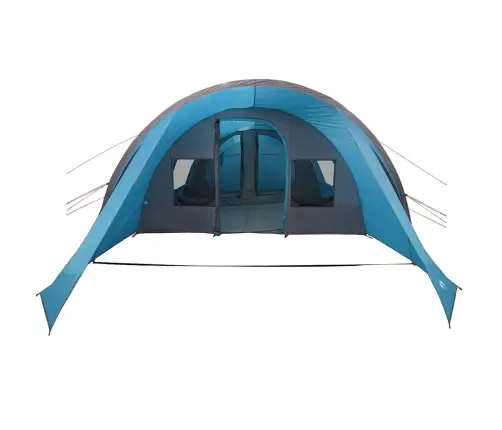 Tuneļveida Telts Ar Jumtu Zila Un Pelēka 778 X 356 X 210 Cm Vidaxl