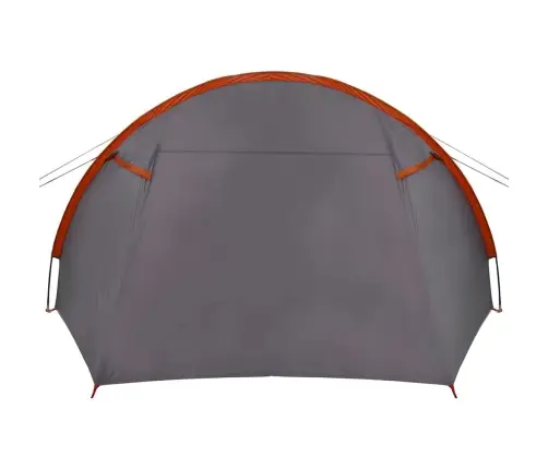 Tuneļveida Telts Ar Jumtu Pelēka Un Oranža 778 X 356 X 210 Cm Vidaxl
