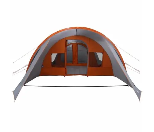 Tuneļveida Telts Ar Jumtu Pelēka Un Oranža 778 X 356 X 210 Cm Vidaxl