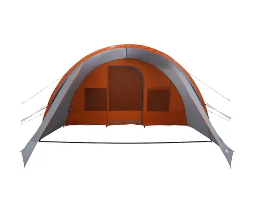 Tuneļveida Telts Ar Jumtu Pelēka Un Oranža 778 X 356 X 210 Cm Vidaxl