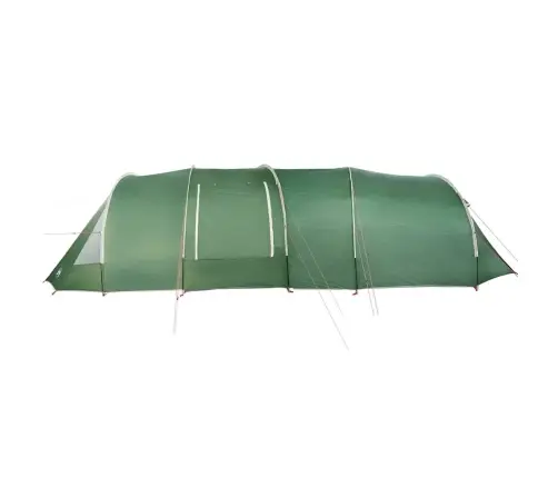 Tuneļveida Telts Ar Jumtu Zaļš Un Balts 778 X 356 X 210 Cm Vidaxl