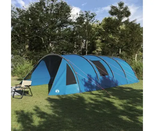 Tunnelitelk Katusega Õhuavaga Sinine Ja Hall 778 X 356 X 210 Cm