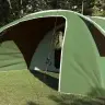 Tuneļveida Telts Ar Jumtu Zaļš Un Balts 700 X 590 X 215 Cm Vidaxl