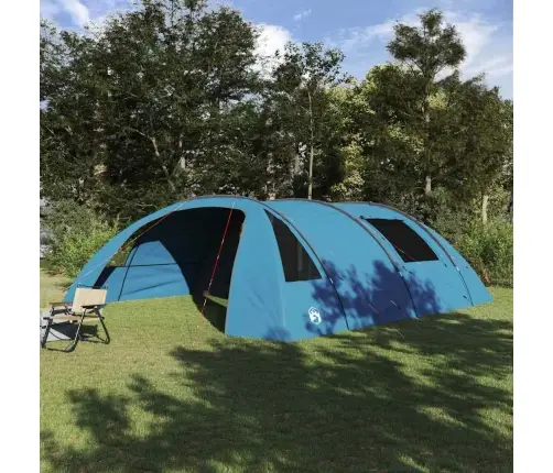 Tunelinė Palapinė Su Stogu Mėlyna Ir Pilka 700 X 590 X 215 Cm