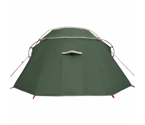 Tuneļveida Telts Ar Jumtu Zaļš Un Balts 328 X 228 X 115 Cm Vidaxl